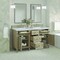 James Martin Vanities 60'' Double Vanity, Whitewashed Oak w/ 3 CM Carrara White Marble Top 424-V60D-WWO-3CAR - alternate 6